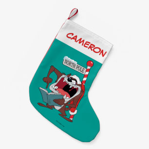 CALCETÍN NAVIDEÑO PEQUEÑO TAZ™ "¡YA CAROL!"