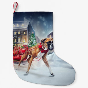 Calcetín Navideño Pequeño Temporada Navideña de Boxer