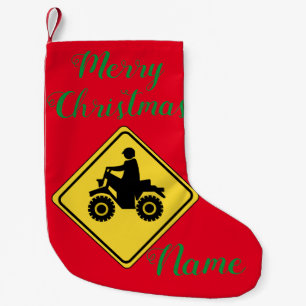 Calcetín Navideño Pequeño Thunder_Cove de Rótulo de silenciamiento ATV