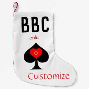Calcetín Navideño Pequeño Thunder_Cove, Rótulo de sólo hoja de la BBC