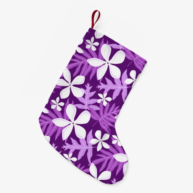 CALCETÍN NAVIDEÑO PEQUEÑO TIARE (PURPLE) (Frente (Colgado))