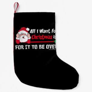 Calcetín Navideño Pequeño Todos lo que quiero para el navidad