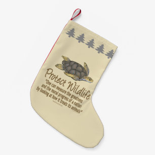 Calcetín Navideño Pequeño Tortuga marina