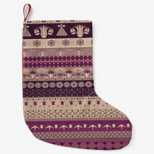 Calcetín Navideño Pequeño Tribal egipcio: Antiguo sin mar