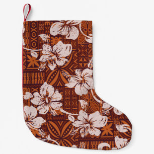Calcetín Navideño Pequeño Tribal Hawai: Fondo de escritorio para las flores