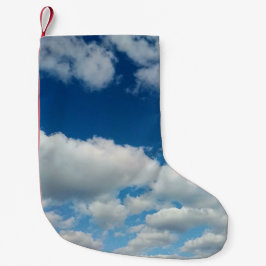 Calcetín Navideño Pequeño Una capa de nubes