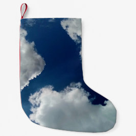 Calcetín Navideño Pequeño Una curva en las nubes