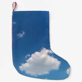 Calcetín Navideño Pequeño Una única nube