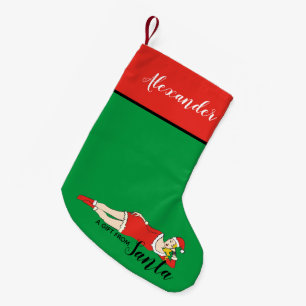 Calcetín Navideño Pequeño Único Gracioso
