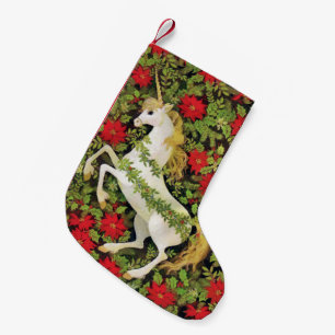 Calcetín Navideño Pequeño Unicornio Navidades
