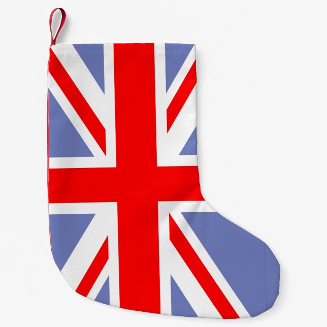Calcetín Navideño Pequeño Union Jack (Anverso)