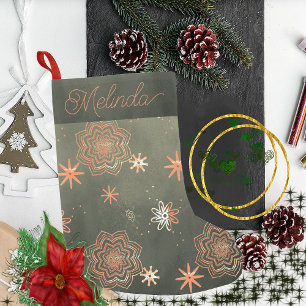 Calcetín Navideño Pequeño Verde