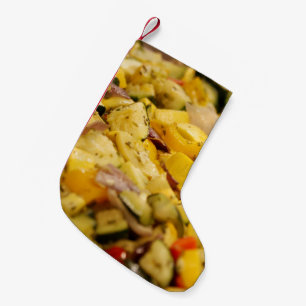 Calcetín Navideño Pequeño Verduras cocidas al vapor