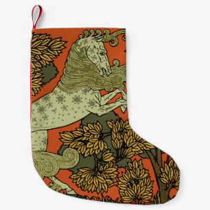 Calcetín Navideño Pequeño Verneuil Arte Nouveau Caballo: Ecuestre Vintage