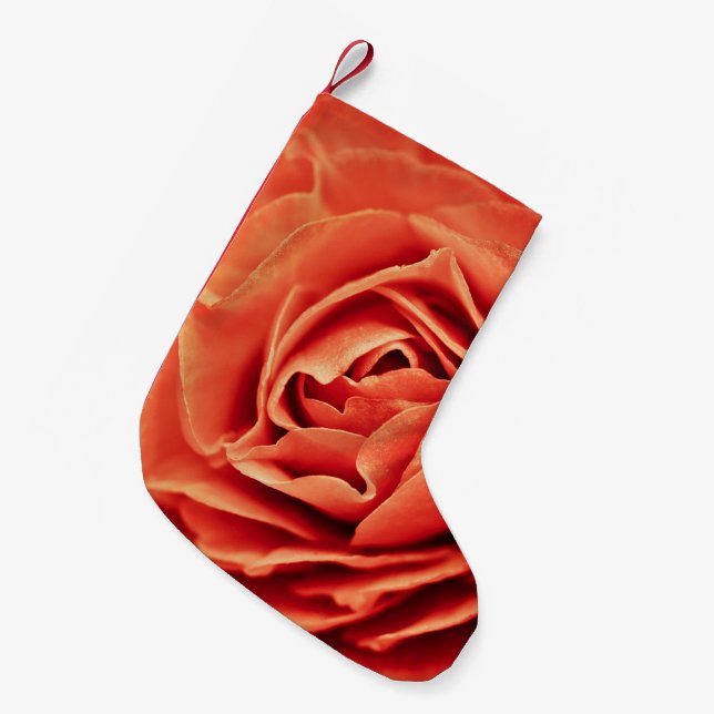 Calcetín Navideño Pequeño vida romántica (Frente (Colgado))
