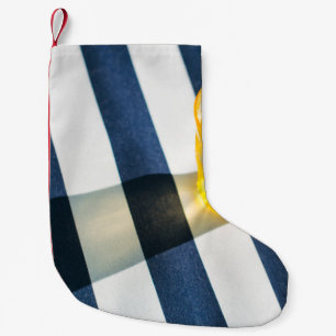 Calcetín Navideño Pequeño Vidrio transparente con líquido amarillo