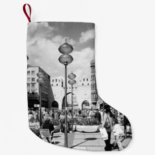 Calcetín Navideño Pequeño Vintage Alemania Munich Towngate Karistor