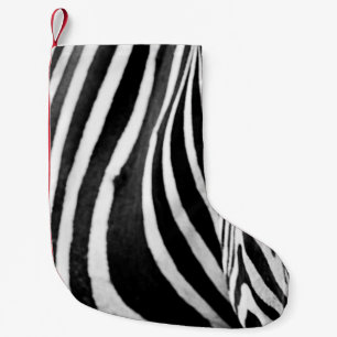 CALCETÍN NAVIDEÑO PEQUEÑO VISTA CERRADA DE ZEBRA