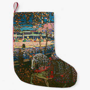 Calcetín Navideño Pequeño Wassily Kandinsky La Pareja Montada Arte Ruso