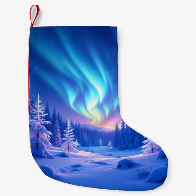 Calcetín Navideño Pequeño „Weihnachtliche Harmonie“ (Anverso)