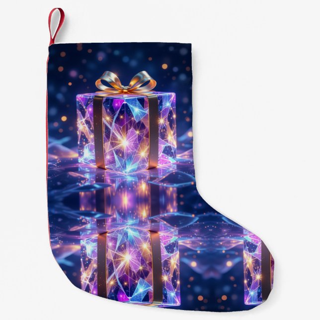 Calcetín Navideño Pequeño „Weihnachtliche Harmonie“ (Anverso)