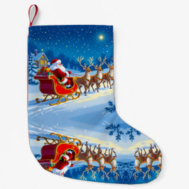 Calcetín Navideño Pequeño „Weihnachtliche Harmonie“28