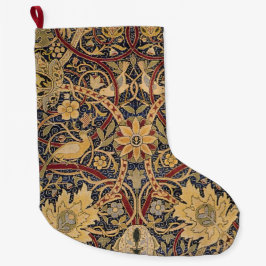 Calcetín Navideño Pequeño William Morris Bullerswood Faux Tapestry