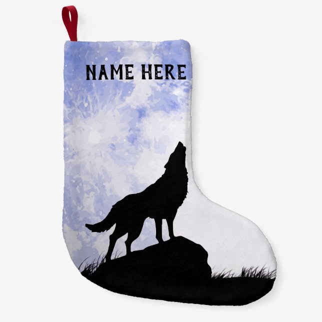 Calcetín Navideño Pequeño Wolfenoot (Anverso)