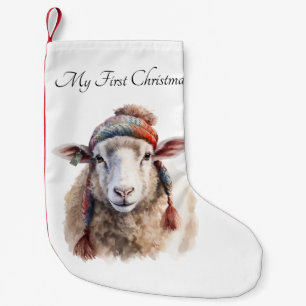 Calcetín Navideño Pequeño Wooly Wonderland, personalizado