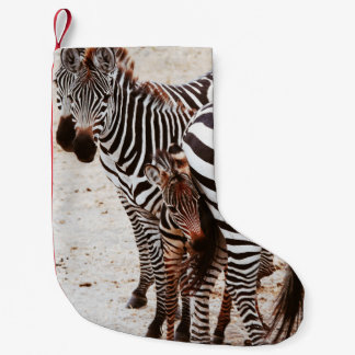 CALCETÍN NAVIDEÑO PEQUEÑO ZEBRA FAMILY