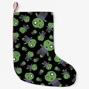 Calcetín Navideño Pequeño Zombis negros