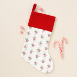 Calcetín Navideño Sentirse travieso<br><div class="desc">Presentamos nuestro ilustracion travieso y tan relacionado, diseñado exclusivamente para los que se encuentran en la lista traviesa de Santa. Imaginen esto: un elfo travieso con una sonrisa maliciosa, lanzando alegremente bolas de nieve a un muñeco de nieve con un sombrero superior hilarantemente inclinado. Con un brillo en los ojos...</div>