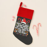 Calcetín Navideño También Podrían Dormir Bajo El Regalo De Los Navid<br><div class="desc">También Podrían Dormir Bajo El Regalo De Los Navidades De Árbol</div>