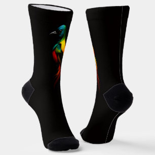 Calcetín sostenible para mujeres Black 4 Luxe Arco