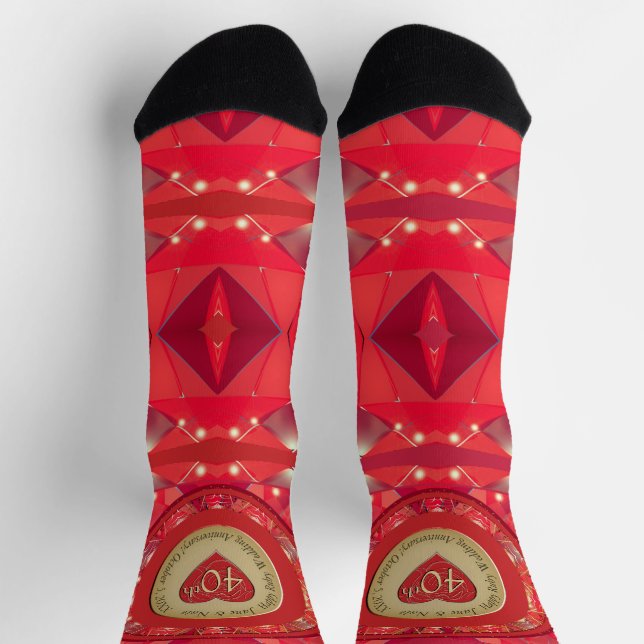 Calcetines 40th Anniversary Ruby  (Arriba)