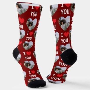 Calcetines 4 Collage de fotos Te Amo