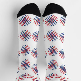 Calcetines 4 de julio Rojo y Azul