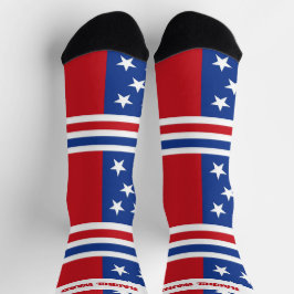 Calcetines 4 de julio Rojo y Azul