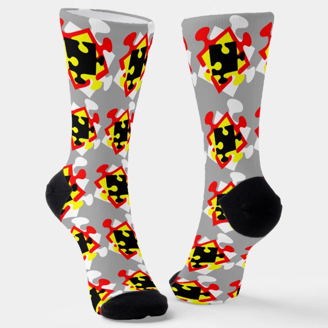 Calcetines 4 Piezas de jigsaw (Angular)