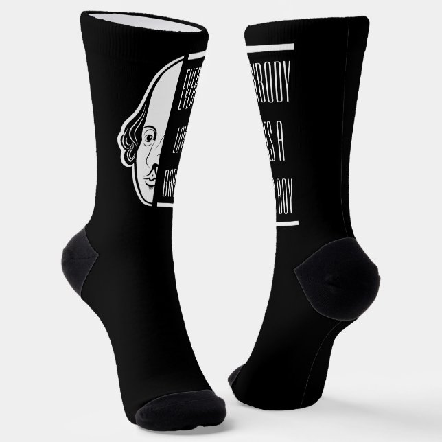 Calcetines A Todos Les Encanta Un Niño Bardo Shakespeare Thes (Angular)