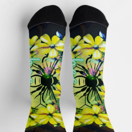 Calcetines Abeja, café