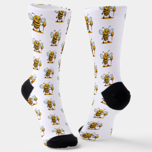 Calcetines Abeja de dibujos animados