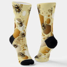 Abeja ocupada en Honeycomb: Hexageres y círculos