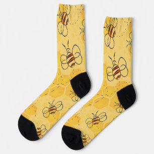 Calcetines Abejas Zumban Abejas de Miel Lindas