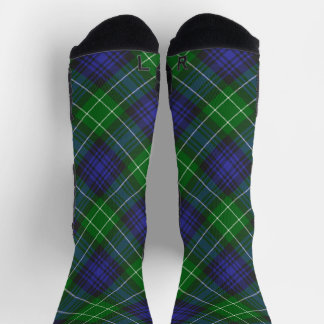Calcetines Abercrombie Azul Verde Tartán Escocés