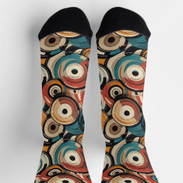 Calcetines Abstract Records Crew Socks