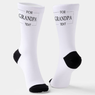 Calcetines Abuelo abuelo cumpleaños regalo personalizado