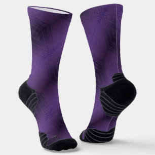 Calcetines Aceptación Patrón Boho Eclectic Violeta