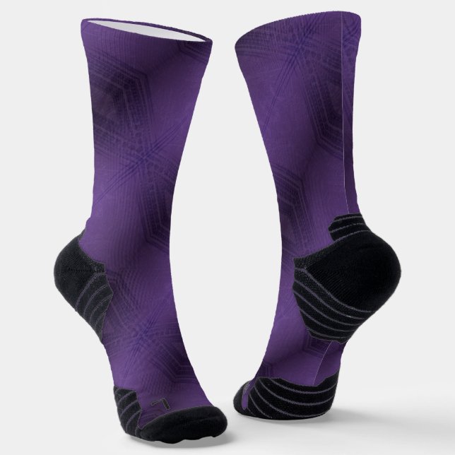 Calcetines Aceptación | Patrón de Boho ecléctico violento (Angular)