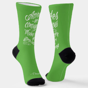 Calcetines ACTITUD nombre y color personalizados